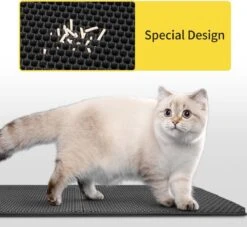 Nobleza Kattenbakmat - Kattenmat Met Filter - Kattenbak Accessoires - Grit Opvanger - 3 Lagen - Waterdicht - 60x45 Cm - Opvouwbaar - Zwart 13 Nobleza Kattenbakmat - Kattenmat Met Filter - Kattenbak Accessoires - Grit Opvanger - 3 Lagen - Waterdicht - 60x45 Cm - Opvouwbaar - Zwart -Merkloos Winkel 1200x1102 5
