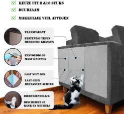 Anti Krab Katten - Kattenspeeltjes - Catnip - Anti Krab Vellen - Krabplanken - Hond - Katten - Krabpaal - 8 Stuks -Merkloos Winkel 1200x1104 5