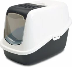 Savic Kattenbak Nestor - Kattenbak - Zwart/Wit - 56 X 39 X 38,5 20 Savic Kattenbak Nestor - Kattenbak - Zwart/Wit - 56 X 39 X 38,5 -Merkloos Winkel 1200x1106 5