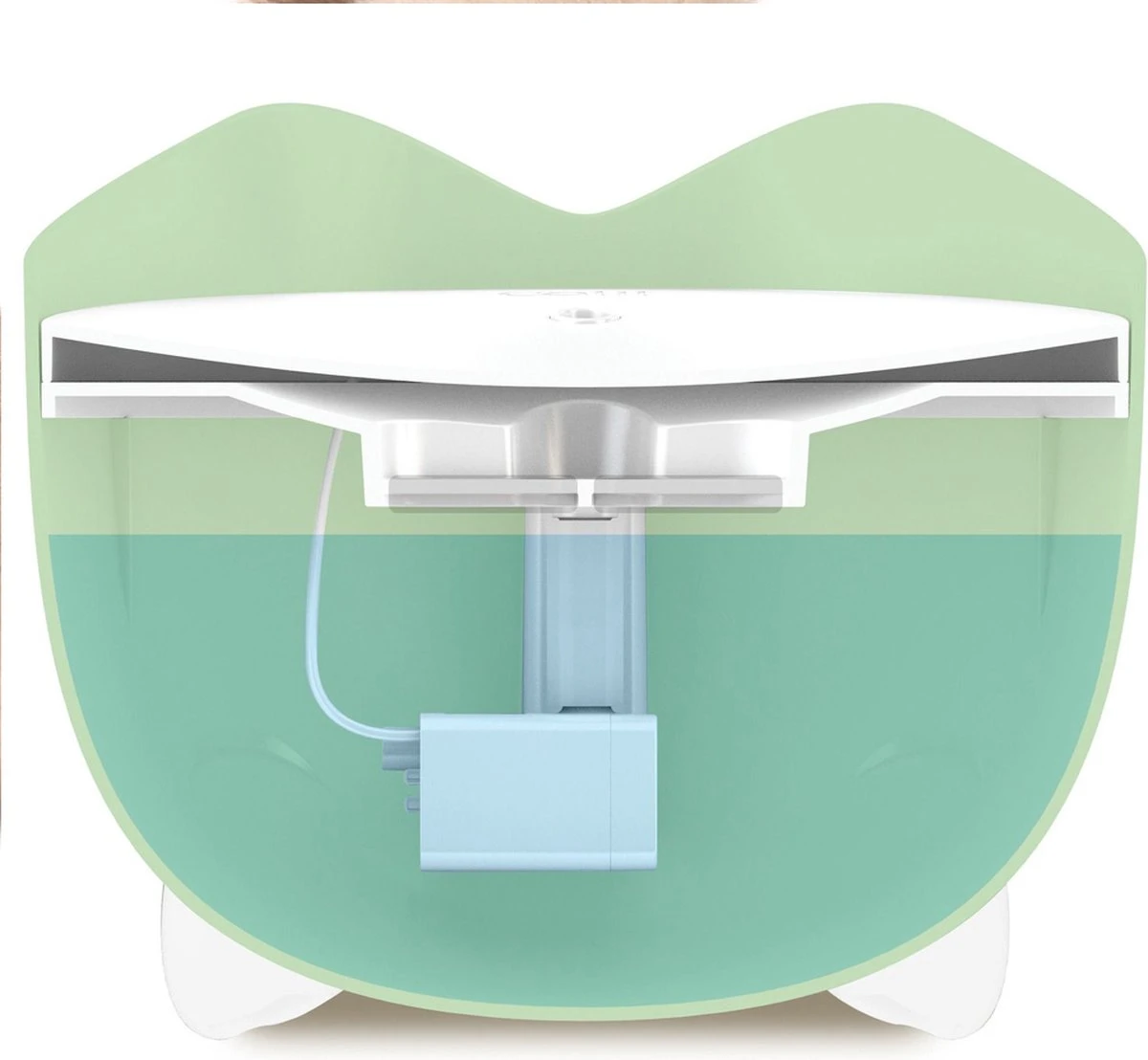 Catit Pixi Fountain - Kattendrinkbak - 20x20x16 Cm Groen 8 Catit Pixi Fountain - Kattendrinkbak - 20x20x16 Cm Groen - Afbeelding 8