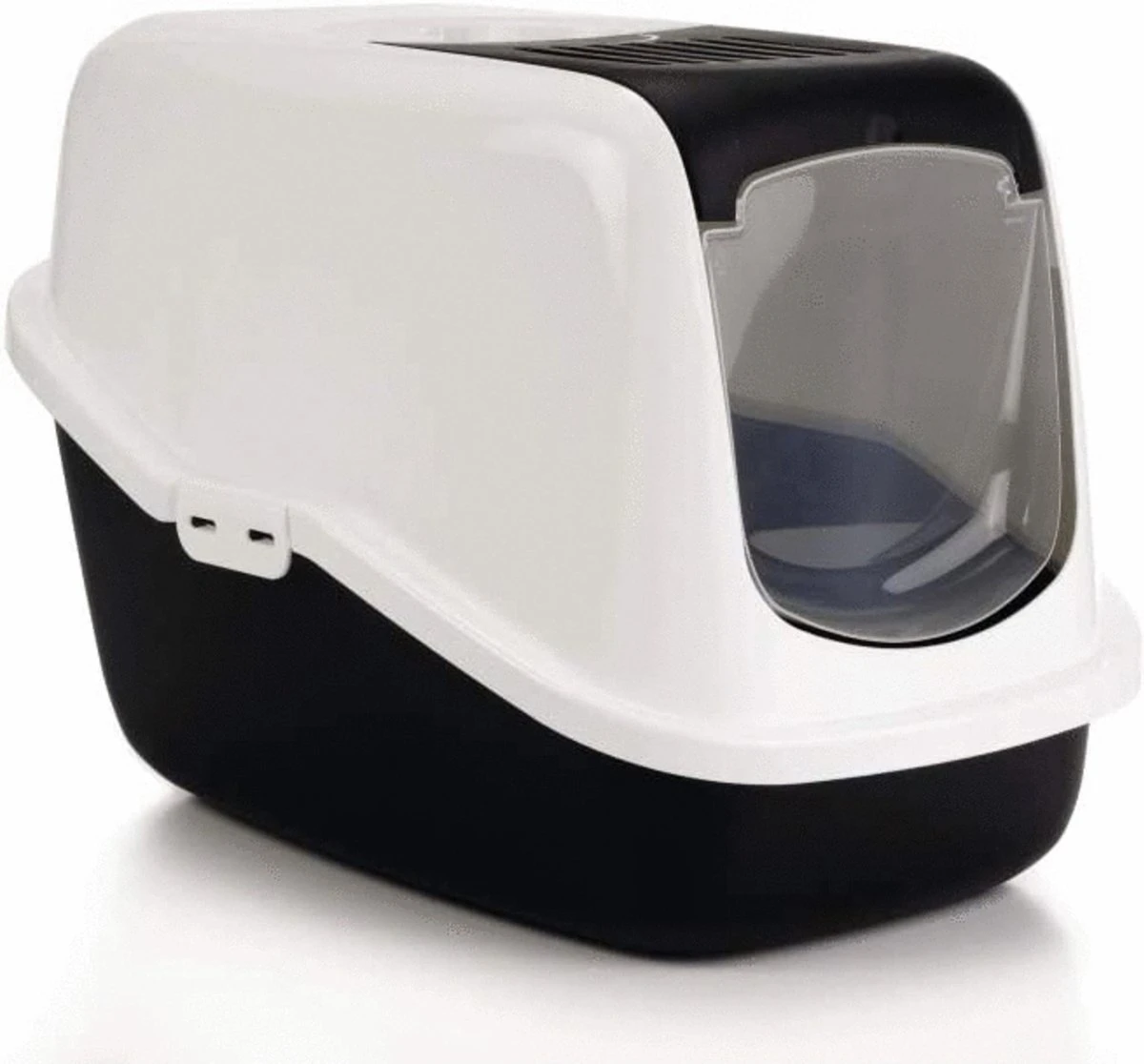 Savic Kattenbak Nestor - Kattenbak - Zwart/Wit - 56 X 39 X 38,5 9 Savic Kattenbak Nestor - Kattenbak - Zwart/Wit - 56 X 39 X 38,5 - Afbeelding 9