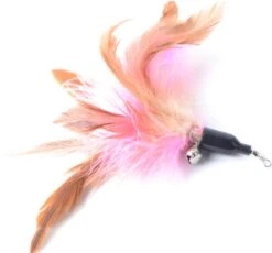 FUZLY - Kattenspeelgoed - Hengel Met Veer - Hengel Met 5 Opzetstukjes - Kattenspeeltjes - Bewegend Kattenspeelgoed- Kattenspeeltjes Intelligentie - Kattenhengel - Kattenspeeltje Interactief -Merkloos Winkel 1200x1119