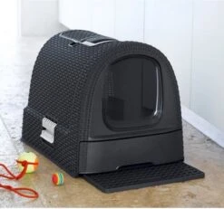 Curver Kattenbak - Antraciet - 51 X 38,5 X 39,5 Cm -Merkloos Winkel 1200x1121 3