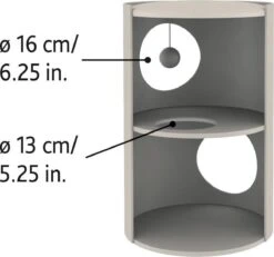 Trixie Krabton Edoardo Taupe / Creme - 33X33X50 CM -Merkloos Winkel 1200x1121 4