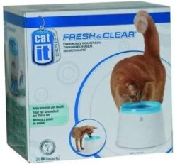 Catit Fresh And Clear - Drinkfontein Kat - Blauw /Wit - 2 L -Merkloos Winkel 1200x1123 2