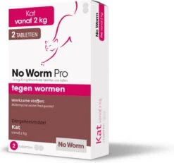 Exil No Worm Pro - Kat - 2 Tabletten -Merkloos Winkel 1200x1124 4