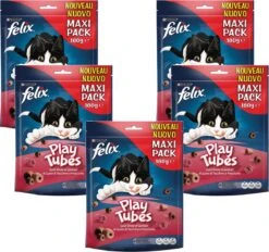 Felix PlayTubes - Kattensnacks Kalkoen & Ham - 5 X 180g -Merkloos Winkel 1200x1127 3
