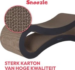 Snoozle Loop Krabpaal Voor Katten - Zwart - 86cm - Krabmeubel Voor Grote Katten - Karton 23 Snoozle Loop Krabpaal Voor Katten - Zwart - 86cm - Krabmeubel Voor Grote Katten - Karton -Merkloos Winkel 1200x1129 5