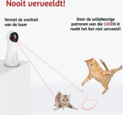 Merkloos Automatisch Kattenspeeltje Laser Intelligent Interactief Voor Katten – Laser Kat – 3 Verschillende Standen – Incl. Oplaadkabel – Geruisloze Motor -Merkloos Winkel 1200x1129 6