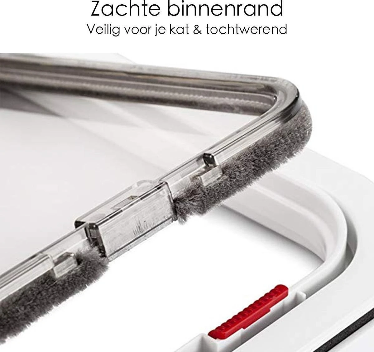 Merkloos Kattenluik - Inclusief Tunnel - 4 Vergendelingsstanden - Wit - Waterdicht - 23 X 25 X 5.5 Cm 8 Merkloos Kattenluik - Inclusief Tunnel - 4 Vergendelingsstanden - Wit - Waterdicht - 23 X 25 X 5.5 Cm - Afbeelding 8