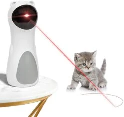 PetPetrol Automatisch Kattenspeeltje – Laser – Kattenlaser - Intelligent Interactief Voor Katten – Laser Kat – 9 Verschillende Standen – Incl. Oplaadkabel – Geruisloze Motor -Merkloos Winkel 1200x1132 2