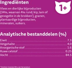 Whiskas 1+ Natvoer - Classic - Selectie In Saus - Maaltijdzakjes 40 X 85 G -Merkloos Winkel 1200x1134 1