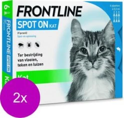 Frontline Spot On Kat - Anti Vlooien En Tekenmiddel - 2 X 6 Pip -Merkloos Winkel 1200x1138