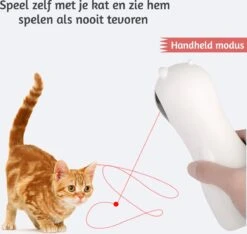 Merkloos Automatisch Kattenspeeltje Laser Intelligent Interactief Voor Katten – Laser Kat – 3 Verschillende Standen – Incl. Oplaadkabel – Geruisloze Motor -Merkloos Winkel 1200x1138 5