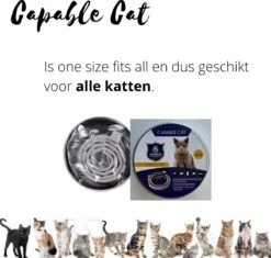 Capable Cat Vlooienband Kat | Vlooien | Luizen | Teken | Mijten | 8 Maanden Bescherming | Katten -Merkloos Winkel 1200x1142 2