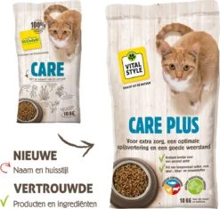VITALstyle CARE Plus - Kattenbrokken - 10 Kg -Merkloos Winkel 1200x1144
