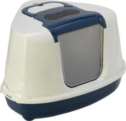 Moderna Flip Hoekkattenbak - Donkerblauw/Wit - 56 X 45 X 39 Cm 11 Moderna Flip Hoekkattenbak - Donkerblauw/Wit - 56 X 45 X 39 Cm -Merkloos Winkel 1200x1152 3