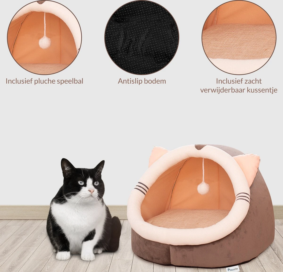 Kattenmand - Kattenhuis - Kattenbed - Kattenhangmat - Poezenmand - Kattenkussen - 40 Cm 2 Kattenmand - Kattenhuis - Kattenbed - Kattenhangmat - Poezenmand - Kattenkussen - 40 Cm - Afbeelding 2