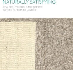 Navaris Krabmat Voor Katten - Krabmat Voor Aan Bank - Krabtapijt Voor Kat - Bankbescherming - Voorkomt Krabschade - 130 X 45 Cm - Sisal En Linnen -Merkloos Winkel 1200x1153 10