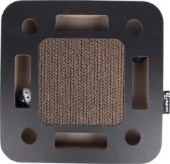 Interactief Krabspeelgoed Van Karton Met Balletje En Belletje - District 70 SPY - Zwart Of Wit 35x35x6cm - Zwart -Merkloos Winkel 1200x1156 3