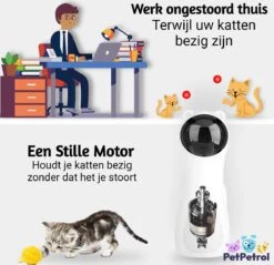 PetPetrol Automatisch Kattenspeeltje – Laser – Kattenlaser - Intelligent Interactief Voor Katten – Laser Kat – 9 Verschillende Standen – Incl. Oplaadkabel – Geruisloze Motor -Merkloos Winkel 1200x1159 37