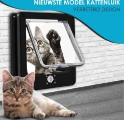 Gluxury Kattenluik Zwart Met Tunnel - 4 Vergrendelingsstanden - Weerbestendig - Binnen En Buiten - Maat L - Nederlandse Handleiding 13 Gluxury Kattenluik Zwart Met Tunnel - 4 Vergrendelingsstanden - Weerbestendig - Binnen En Buiten - Maat L - Nederlandse Handleiding -Merkloos Winkel 1200x1159 38