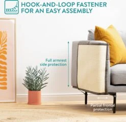 Navaris Katten Krabmat - Bescherming Van Meubels - Voor Banken En Stoelen - Krabbescherming - Rechtsdraaiend -Merkloos Winkel 1200x1167 11