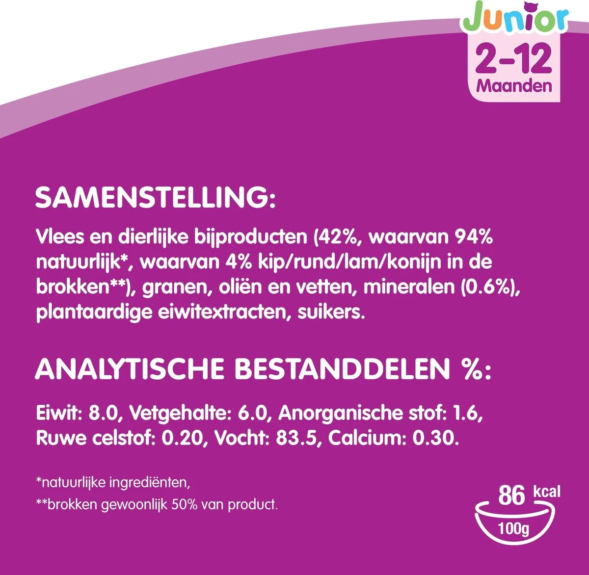 Whiskas Junior Katten Natvoer - Classic Selectie In Saus - 48 X 100g 5 Whiskas Junior Katten Natvoer - Classic Selectie In Saus - 48 X 100g - Afbeelding 5