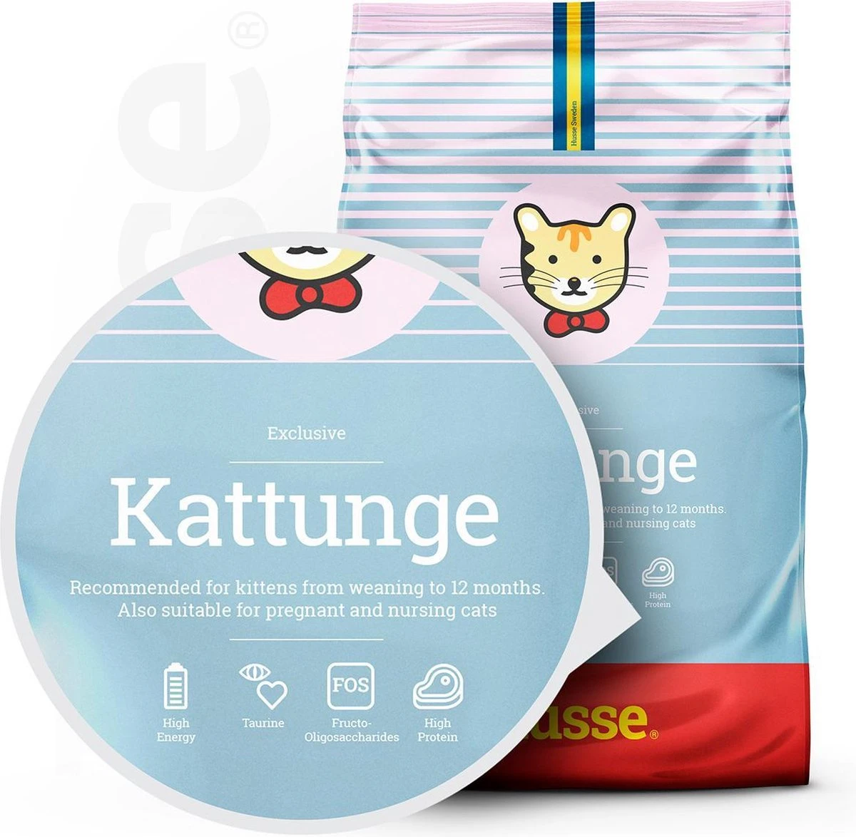 Husse Kattunge Kitten - 2 Kg - Kittenvoer - Kattenvoer - Kittenbrokjes 3 Husse Kattunge Kitten - 2 Kg - Kittenvoer - Kattenvoer - Kittenbrokjes - Afbeelding 3