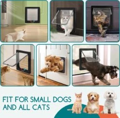 Nobleza Kattenluik Met Tunnel - 4 Vergrendelingsstanden - Weerbestendig - Binnen En Buiten - 28.5 X 25 Cm - Maat XL - Zwart 18 Nobleza Kattenluik Met Tunnel - 4 Vergrendelingsstanden - Weerbestendig - Binnen En Buiten - 28.5 X 25 Cm - Maat XL - Zwart -Merkloos Winkel 1200x1179 4