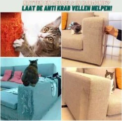 Anti Krab Katten - Anti Krab Vellen - Voor Katten En Honden - Dubbelzijdig - 8 Stuks - Duurzaam - Extra Groot 12 Anti Krab Katten - Anti Krab Vellen - Voor Katten En Honden - Dubbelzijdig - 8 Stuks - Duurzaam - Extra Groot -Merkloos Winkel 1200x1184 11