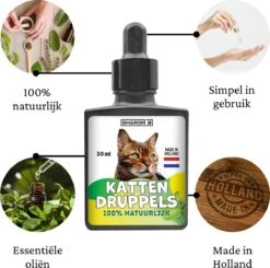 Natuurlijke Vlooiendruppels Voor Katten - Vanaf 4 Kg - 100% Natuurlijk - Vlooien - Zonder Giftige Pesticiden - 30 Ml - Speciale Formule Voor Katten - Vachtdruppels - Made In Holland -Merkloos Winkel 1200x1188 1