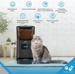 Pretty Paws PP005 Wifi Voerautomaat Zwart - Automatische Voerbak - Slimme Voerautomaat Met App - Instelbaar Voedingsschema - WIFI -Merkloos Winkel 1200x1190 10