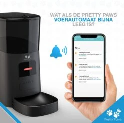 Pretty Paws PP005 Wifi Voerautomaat Zwart - Automatische Voerbak - Slimme Voerautomaat Met App - Instelbaar Voedingsschema - WIFI -Merkloos Winkel 1200x1190 9
