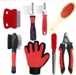 Honden Verzorging Set En Ontharing Kit. Huisdieren Grooming Gereedschap -Merkloos Winkel 1200x1192 4