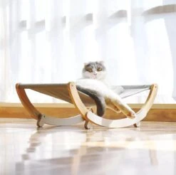 OEM 2 In 1 Multifunctionele Kat Hangmatten Bed Seat Stoel Schudbaar Ademend Anti Slip Kat Huis Thuis Lounger Stabiele Hout Shaker -Merkloos Winkel 1200x1195 6
