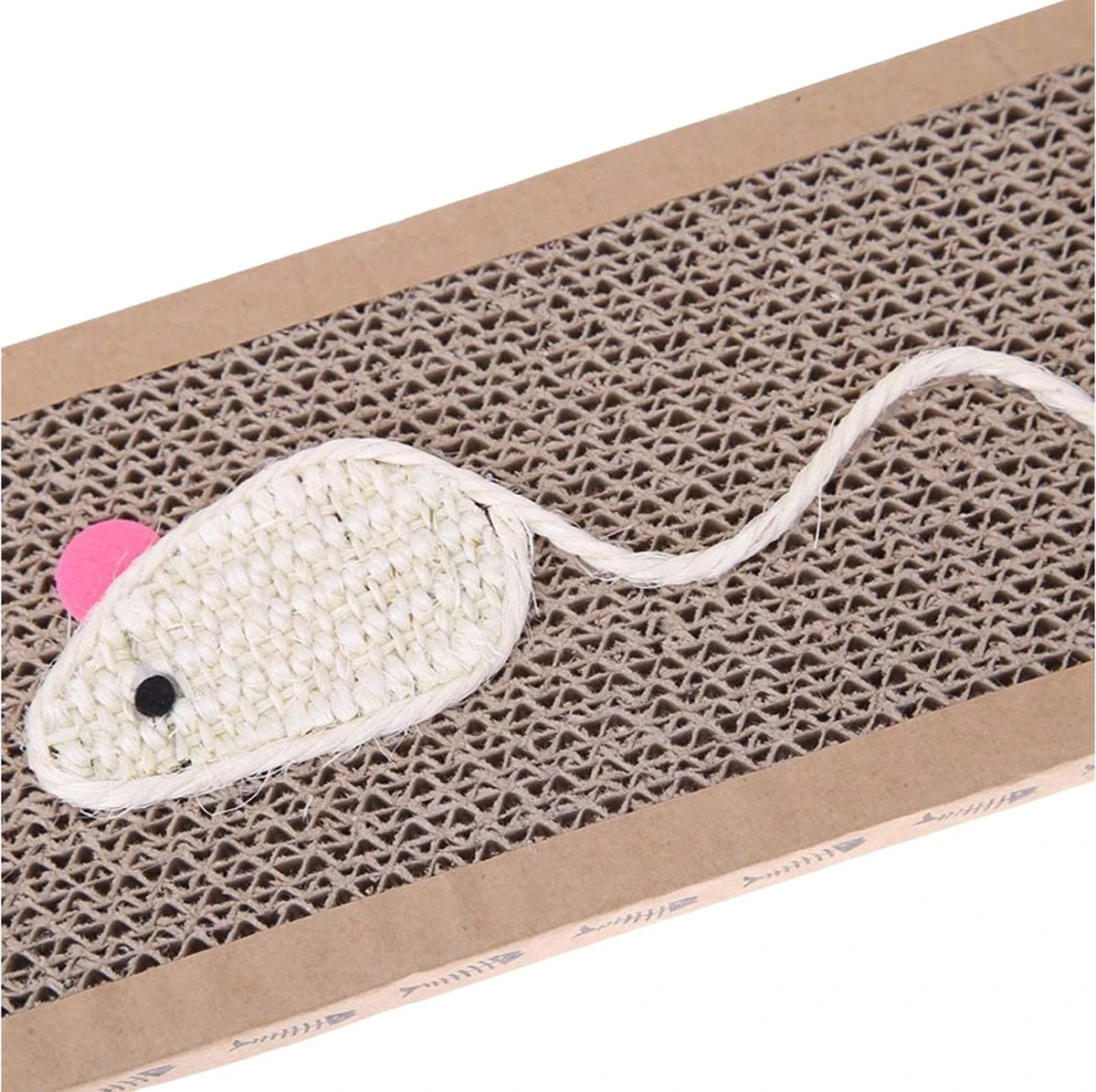 Krabmat Voor Katten - Krabplank- Incl. Kattenkruid - Karton - 38x12,5x1,8 Cm 4 Krabmat Voor Katten - Krabplank- Incl. Kattenkruid - Karton - 38x12,5x1,8 Cm - Afbeelding 4