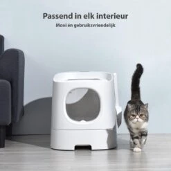 Skipoo Kattenbak Space Series - Kattenmand Met Lade - Inclusief Kattenbak Schep - Grote Kattenbak -Merkloos Winkel 1200x1198 11