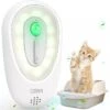DVL Products Cornmi Kattengeurverwijderaar - Kattenbak Geurverdrijver - Met Ozon & Aromatherapie - Oplaadbaar En Infraroodsensor - Nachtlicht Optie - Duurzaam - Ledverlichting - Honden & Katten Geurverdrijver