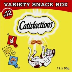 Catisfactions Megabox - Kattensnacks - 12 X 60 Gr -Merkloos Winkel 1200x1198 4