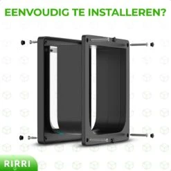 Rirri Kattenluik Met Tunnel - 4 Vergrendelingsstanden - Weersbestendig - Binnen En Buiten - Maat M - Zwart - 19 X 20 Cm 10 Rirri Kattenluik Met Tunnel - 4 Vergrendelingsstanden - Weersbestendig - Binnen En Buiten - Maat M - Zwart - 19 X 20 Cm -Merkloos Winkel 1200x1200 1030