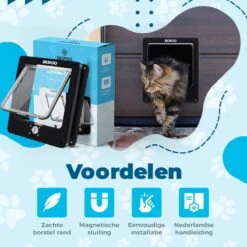 Skipoo Kattenluik Met Tunnel - Weerbestendig - Grote Kat - 4 Vergrendelingsstanden - Zwart 9 Skipoo Kattenluik Met Tunnel - Weerbestendig - Grote Kat - 4 Vergrendelingsstanden - Zwart -Merkloos Winkel 1200x1200 1043
