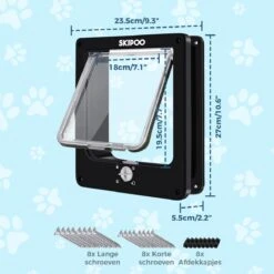 Skipoo Kattenluik Met Tunnel - Weerbestendig - Grote Kat - 4 Vergrendelingsstanden - Zwart 10 Skipoo Kattenluik Met Tunnel - Weerbestendig - Grote Kat - 4 Vergrendelingsstanden - Zwart -Merkloos Winkel 1200x1200 1044