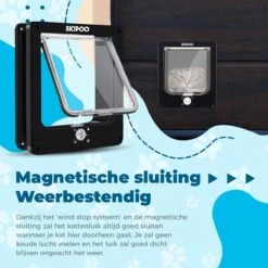 Skipoo Kattenluik Met Tunnel - Weerbestendig - Grote Kat - 4 Vergrendelingsstanden - Zwart 11 Skipoo Kattenluik Met Tunnel - Weerbestendig - Grote Kat - 4 Vergrendelingsstanden - Zwart -Merkloos Winkel 1200x1200 1045
