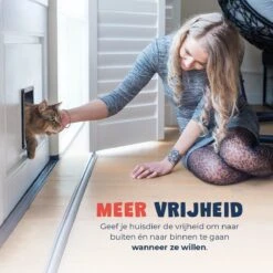 JC Pets Premium Kattenluik - Inclusief Tunnel - 4 Vergrendelingsstanden - Zwart - 20 X 19 X 5.5 Cm - Waterdicht -Merkloos Winkel 1200x1200 1054