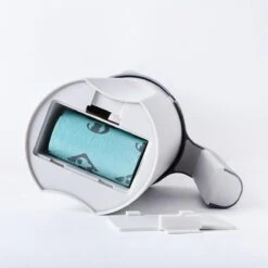 YELÉ LIVING – Kattenbakschep – Haarverwijderaar - Cat Litter Scoop – Kattenbakschep Met Container – Katten – Kattenbak – Grijs/wit – Kattenbak Schep – Grind – Kattengrind – Kattenbak Grind – Poep Zakjes – Afvalcontainer - All-in-1 Kattenbakschep -Merkloos Winkel 1200x1200 1104