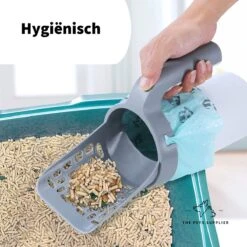 The Pets Supplier - Kattenbak Schep - Kattenbakschep Met Opvangbak - Kattenbak Grind - Kattenzakjes -Merkloos Winkel 1200x1200 1112