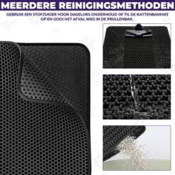 Kattenbakmat - Schoonloopmat - Katten Grit Opvanger - Kattenbakvulling - Waterdicht - Dubbele Laag - Honingraat - 40 X 50 Cm - Zwart 7 Kattenbakmat - Schoonloopmat - Katten Grit Opvanger - Kattenbakvulling - Waterdicht - Dubbele Laag - Honingraat - 40 X 50 Cm - Zwart -Merkloos Winkel 1200x1200 1123