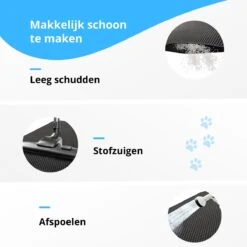 Tenify Kattenbakmat + Extra Kattenbak Schepje - 40 X 50 Cm - Waterdicht - Dubbele Laag - Honingraatstructuur - Uitloopmat - Mat -Merkloos Winkel 1200x1200 1138