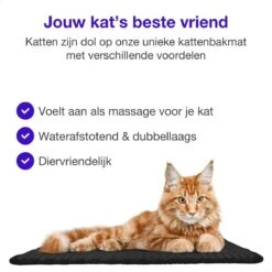 SIMU Lifestyle - Kattenbakmat - Grit Opvanger - Dubbele Laag - Waterdicht - Zwart - 50x40 Cm -Merkloos Winkel 1200x1200 1153